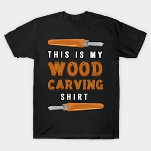 Chisels Wood Working Design for Carving Fans T-Shirt